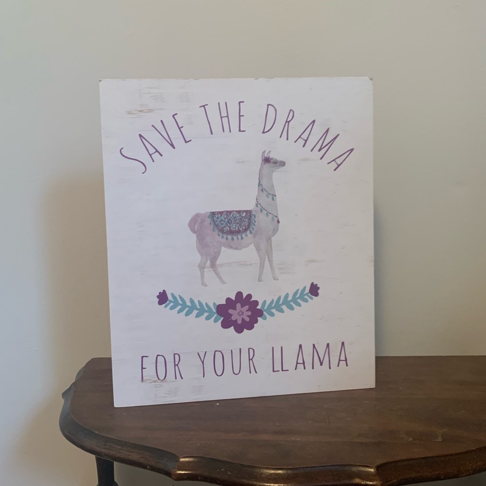 Llama wall art